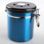 โถเก็บเมล็ดกาแฟ สูญกาศ กันความชื้น 1610-284 สี น้ำเงิน : Color Blue