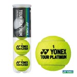 ลูกเทนนิส โยเน็กซ์ Yonex Tour Platinum 4 ลูก แรงดัน ในกระป๋อง PET สำหรับการแข่งขันอย่างเป็นทางการ คุณภาพสูง รุ่น TBTPL4P