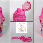 กระติกน้ำโฟรเซ่น Frozen Anna&Elsa สีชมพู หวานๆจร้า^^ รุ่นยกดื่ม