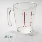 เหยือกตวงพลาสติก PS (เกรด A) 250 ml. 1610-563