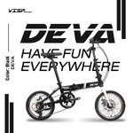 จักรยานพับได้ VISP DEVA เฟรมอลูมิเนียม เกียร์ 7 สปีด ล้อ 16 นิ้ว