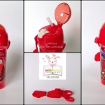 กระติกน้ำคาร์ แมคควีน Cars McQueen Disney สีแดงใส 380ml.