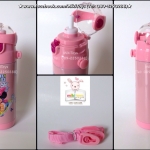 กระติกน้ำมิกกี้เมาส์ & มินนี่เมาส์ สีชมพู Disney Mickey Mouse&Minnie Mouse Pink รุ่นเก็บอุณหภูมิ#SP38