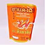 ชาไทย ชาแดง ผงชาไทย ชงชาดำเย็น ชานมเย็น ตรา มังกรบิน 400 กรัม สีส้ม รหัส 1625