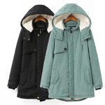 2324-0008 เสื้อกันหนาวไซส์ใหญ่ ผ้ากำมะยี่ บุขนนุ่มมาก ใส่ได้ทั้งญ/ช