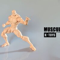 โมเดลดัดท่า Muscle Man : (yellow)