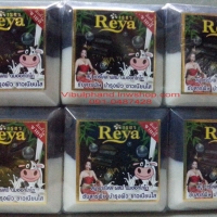 Reya Soap สบู่เรยาสูตรชาร์โคลผสมนมฮอกไกโด ขนาด 153กรัม/ก้อน (แพค 6ก้อน)