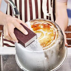 ฟองน้ำล้างคราบฝังแน่น ขัดหม้อ