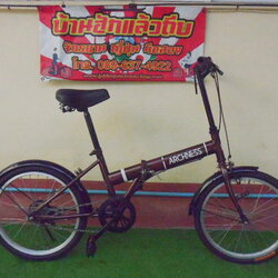 ARCHNESS รถพับ สีน้ำตาล ไม่มีเกียร์