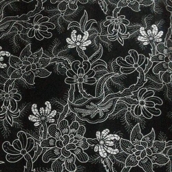 ผ้าถุงคอตต้อนขาวดำ