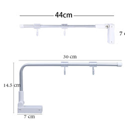ที่แขวนป้ายโฆษณาสินค้า ฐานแม่เหล็ก สำหรับติดบนชั้นวางสินค้า หรือตู้โชว์สินค้าที่ทำจากโลหะ แพ็คคู่ (2 ชิ้น)