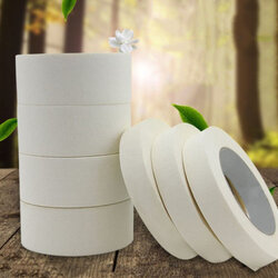 เทปกระดาษย่น ขนาดหน้ากว้าง 1.5 - 5 ซม.ยาว 20 เมตร/ม้วน