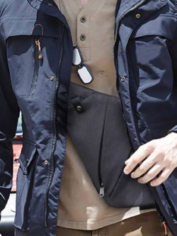 กระเป๋าสะพายเฉียงสามเหลี่ยม ผ้า 1000D (สะพายได้ทั้งขวา-ซ้าย)