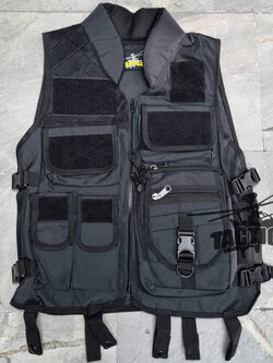 ปลอกเสื้อเกราะคอปกนูน รุ่นใส่ปืนสั้น ตีนตุ๊กแกพิเศษ