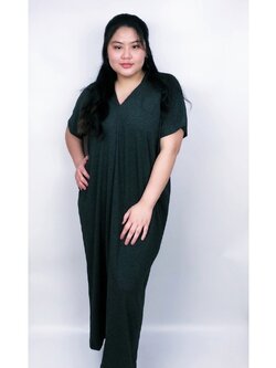 เดรสผ่าหลัง OVER SIZE