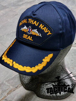 หมวกแก๊ปกรมท่า Royal Thai Navy มีช่อ