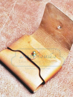 แพทเทิร์น กระเป๋าใส่บัตร ใส่เหรียญ ไม่มีการเย็บ