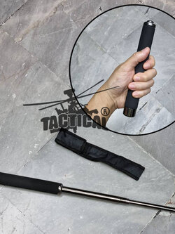 ดิ้วเหล็ก ด้ามจับฟองน้ำ รมดำ