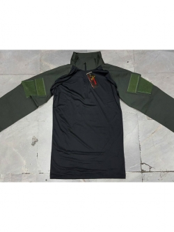 เสื้อ Combat Shirt เขียว กลางดำ