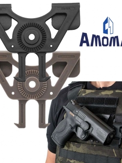 (ของแท้) เพลทติดกับซองปืน Amomax รุ่น G2 สำหรับติดเวส เป้ อื่นๆ