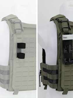 สายรัดเก็บทูนิเก้ แบบ Molle ติดเข็มขัดยุทธวิธี/เสื้อเวส