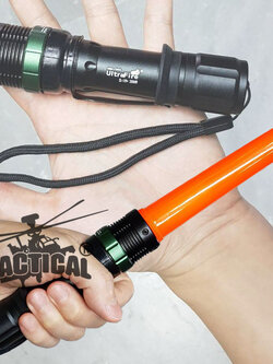 ไฟฉาย UltraFire กล่องไฟเบอร์เขียว