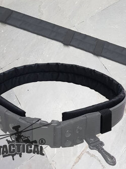 แผ่นรองเข็มขัด ผ้า 1000D สีดำ