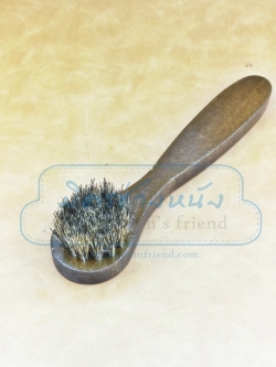 แปรงขนม้าเล็ก ผสมขนหมู สำหรับงานรองเท้าปัดฝุ่นลงแวกซ์