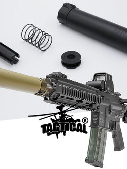 เก็บเสียง + ปลอกลดแสง ยี่ห้อ Surefire รุ่น Socom556 (6")