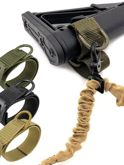 สายรัดพานท้ายปืน ทำห่วงตะขอเกี่ยว