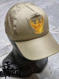 หมวกแก๊ป ข้าราชการ ตราครุฑ ซิปหลัง