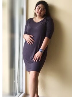 เสื้อยืดแขน 3 ส่วนเดรส ไซด์ XXL