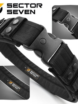 เข็มขัด 191 บุนวม Sector Seven หัว Safety-Lock