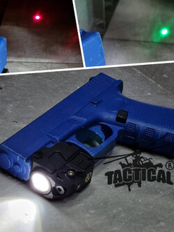 ไฟฉาย + Laser ติดปืน รุ่น B103