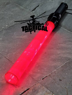 กระบองไฟจราจร ใส่ถ่านก้อนใหญ่