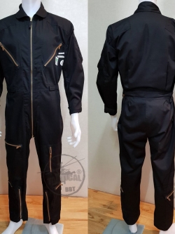 ชุดหมีเปิดซิป สีดำ