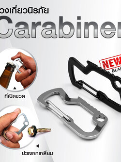 Carabiner ห่วงนิรภัย โลหะเบา