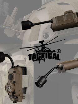 ไฟฉายติดหมวก Sidewinder Stalk