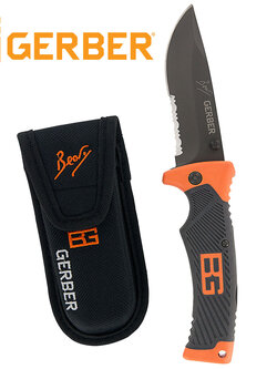 มีดพับ Gerber Bear Grylls Folding Sheath Knife 3.6″ Combo Blade