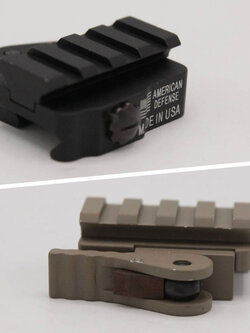 รางยกสูงปลดไว ยี่ห้อ American Defense ขนาด 20 mm.