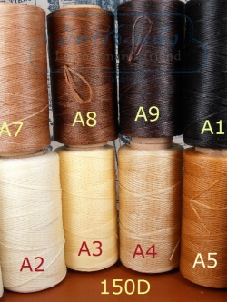 เบอร์150D ด้ายนอก ถักแบน กว้าง0.9 มิล