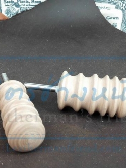 หัวขัดไม้EBONY ติดกับด้ามสว่าน หรือสว่านแท่น