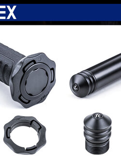 NEX Baton Accessories - Window-breaking Tip / Grip Ring