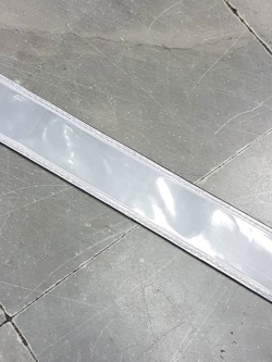 แถบสะท้อนแสง ขาว ตีนตุ๊กแก