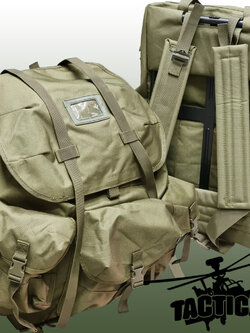 เป้ตชด.โครงเหล็ก สีเขียว