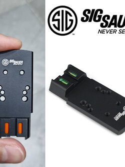 เพลทติด Dot พร้อมศูนย์ Fiber Optic รุ่น SIG P320