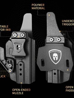 ซองพกใน/นอก G17/19 Polymer ยี่ห้อ Warriorland