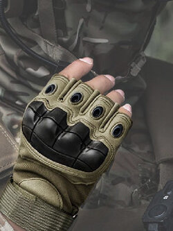 ถุงมือครึ่งนิ้ว OK สนับนิ่ม (3 สี)