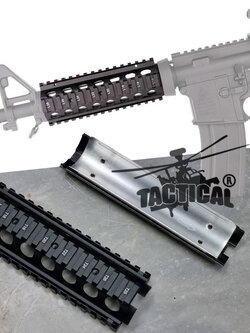 ชุดหน้า M4 CQB ระบบราง Picatinny 7 นิ้ว (มีแผ่นอลูมิเนียม)