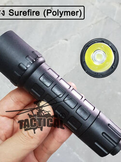 ไฟฉาย ทรง Surefire บอดี้โพลิเมอร์ (หลอด LED)